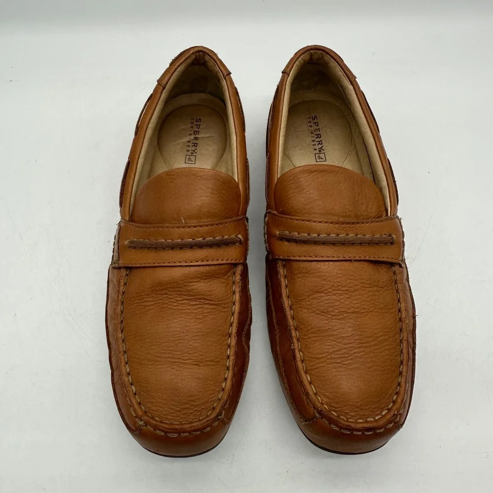 Sperry 0238337 Mens 8.5M Tan Leather Shoes Top-Sider 